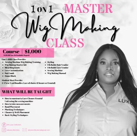 1-on-1 Wig Making Class